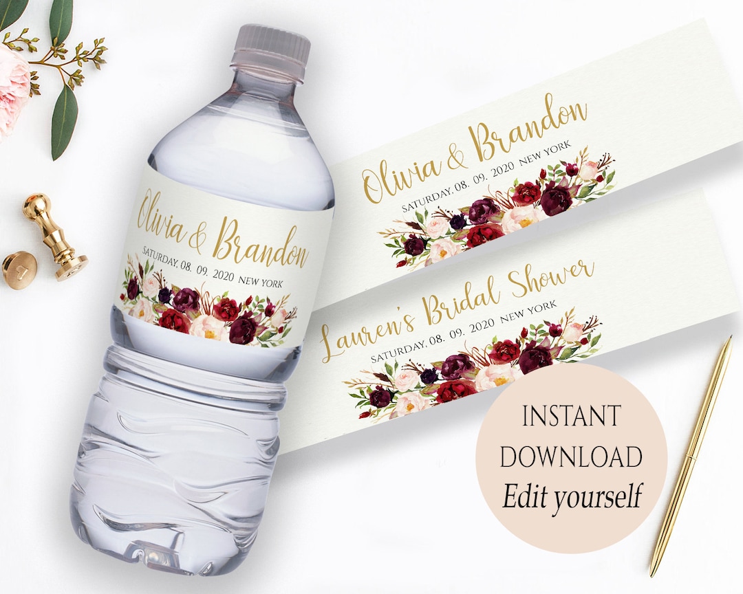 Printable Labels For Bottles