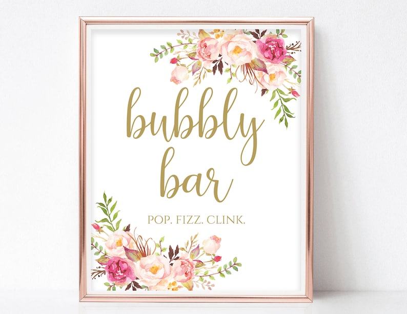 Bubbly Bar Printable Bubbly Bar Sign Printable Bar Signs Pop - Etsy