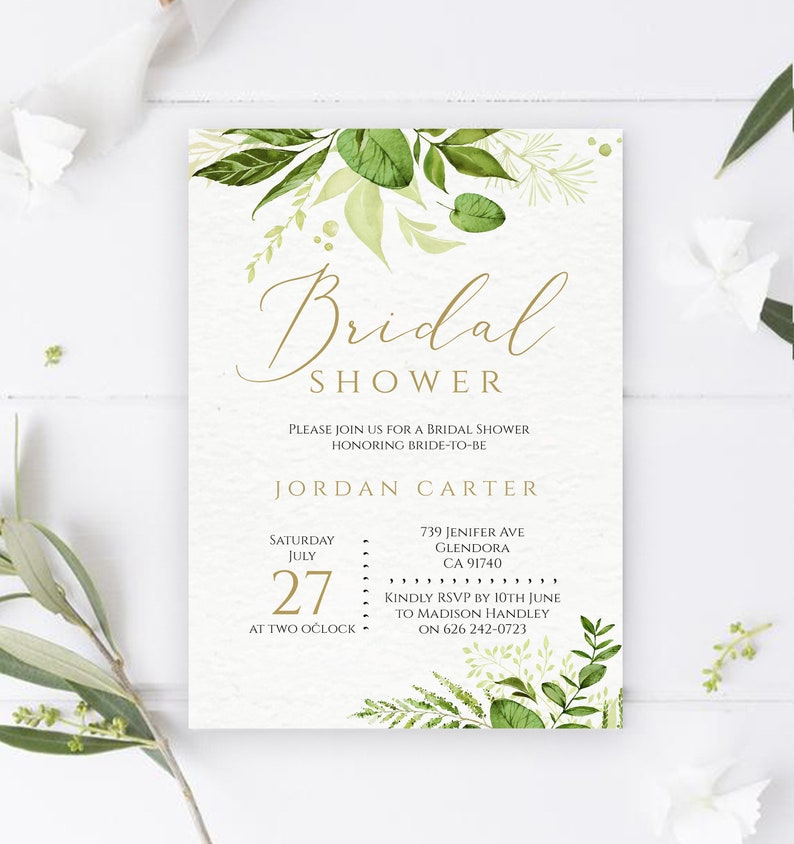 Instant Download DIY Editable Invite Template Editable Bridal Shower Invitation and Printable Recipe Card Template Bridal Shower Invite