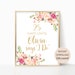 Days Until She Says I Do Sign Printable Bridal Shower Sign Bridal Sign ...