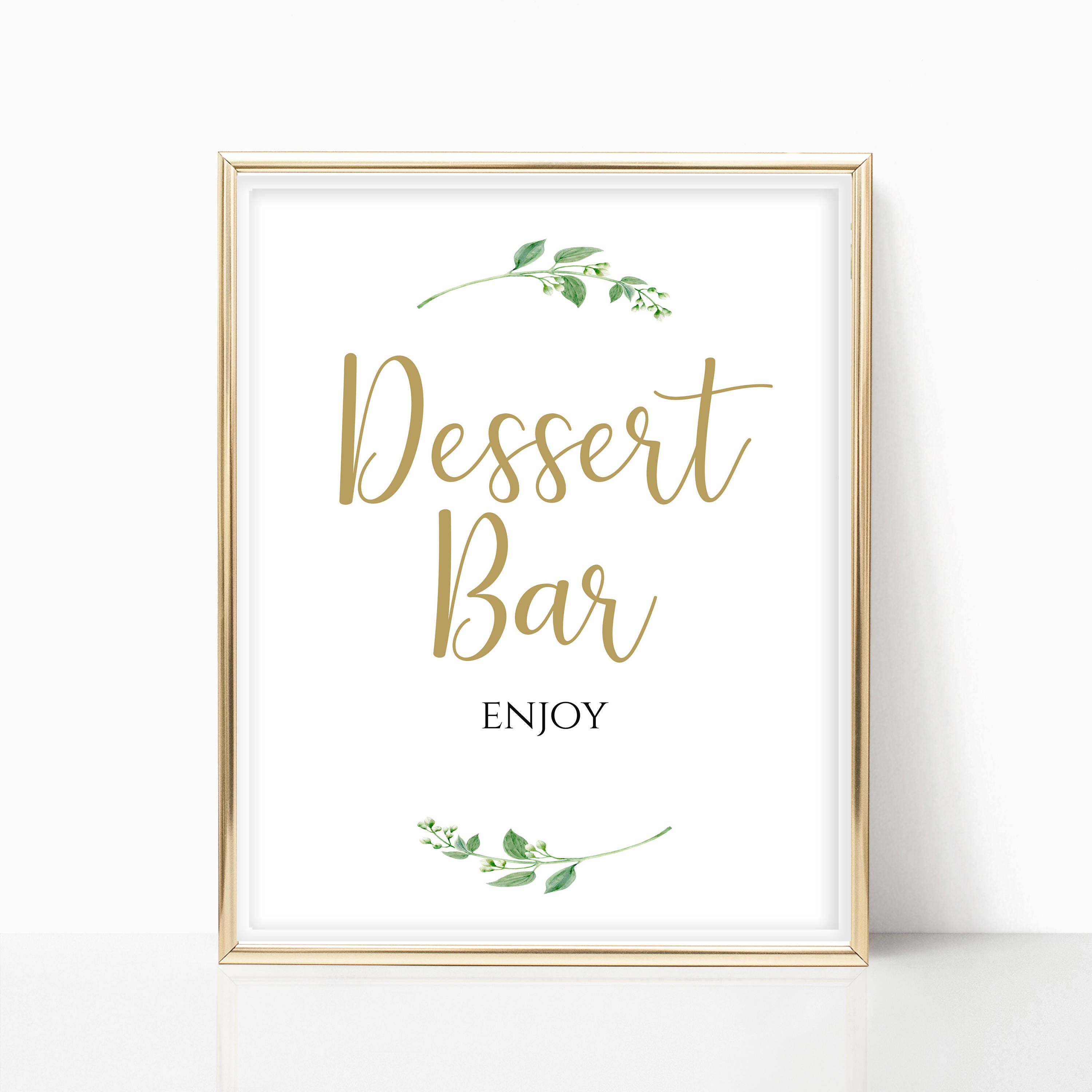 Printable Dessert Bar Sign Dessert Bar Printable Dessert Bar Etsy
