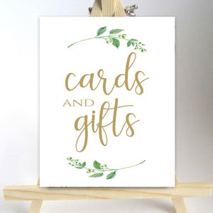 Cards and Gifts Printable Cards and Gifts Sign Printable Card Sign ...