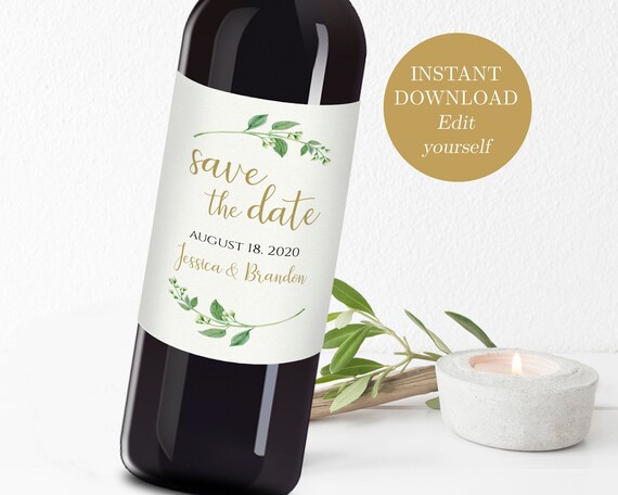 Free Print Your Own Custom Wine Labels Wedding Wine
