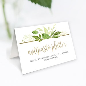 Buffet Food Sign Printable, Buffet Card Template, Wedding Buffet Printable, Buffet Cards, Food Labels, Food Stations, DIY Wedding Template