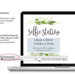 Selfie Station Printable Hashtag Sign Instagram Sign Social Media Sign ...