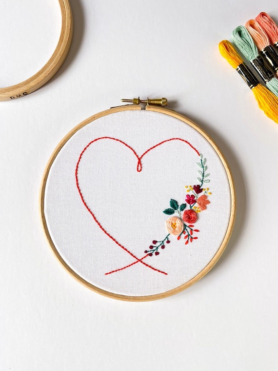 Complete Kit, FLOWER HEART: Embroidery for Beginners, Materials