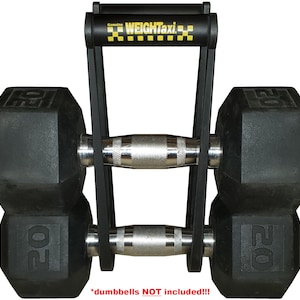 Genuine WEIGHTaxi® Dumbbell Carrier • Patented Weight Holder • Carry Multiple Weights in One Hand!