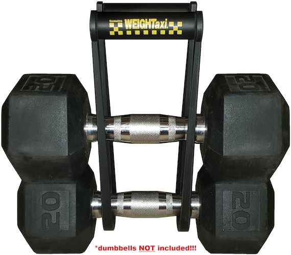 Genuine Weightaxi Dumbbell Carrier Patented Weight Holder Carry Multiple Weights in One Hand Etsy