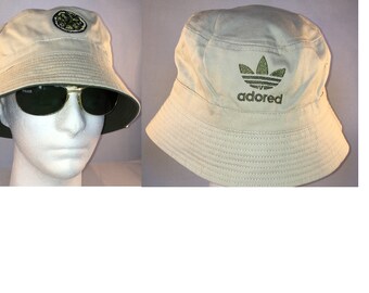 stone roses lemon camo bucket hat