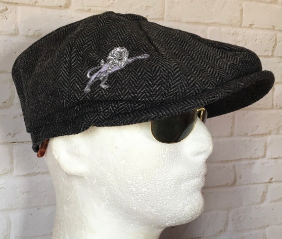 Berretto A Spina Di Pesce In Lana Tweed – Stile Peaky Blinders, Gatsby, Newsboy – Uomo