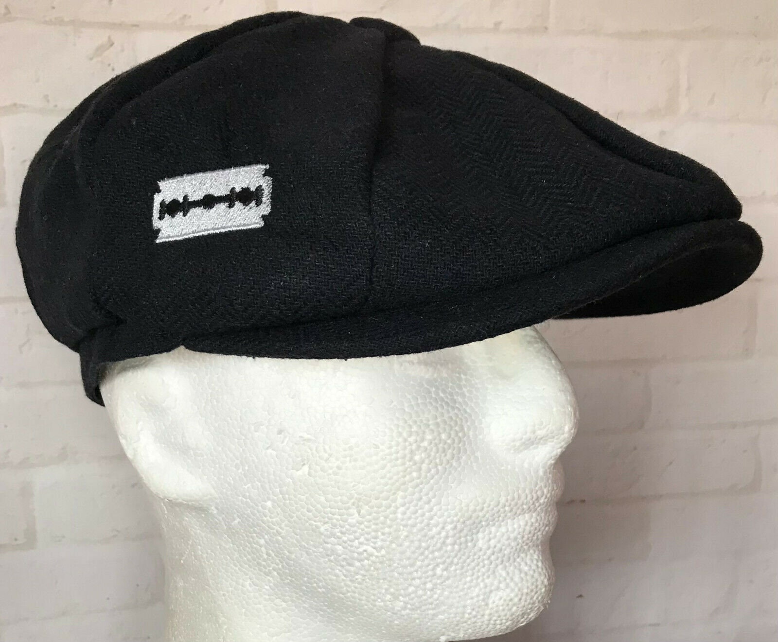 Shelby Razor Cap Peaky Blinders Inspired Razor Blade Unisex Flat Cap Tommy Arthur Thomas ...
