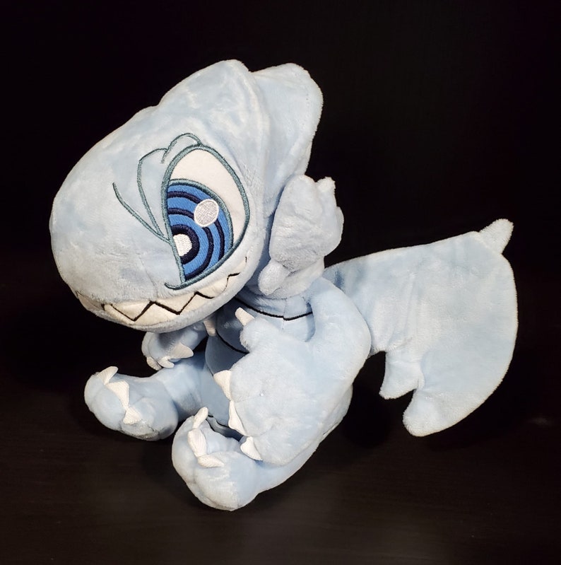 Yu-gi-oh Blue eyes toon dragon plush | Etsy