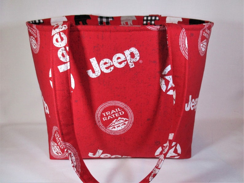 Jeep Cotton Tote Bag Girls Handbag or Purse Jeep Wrangler Etsy