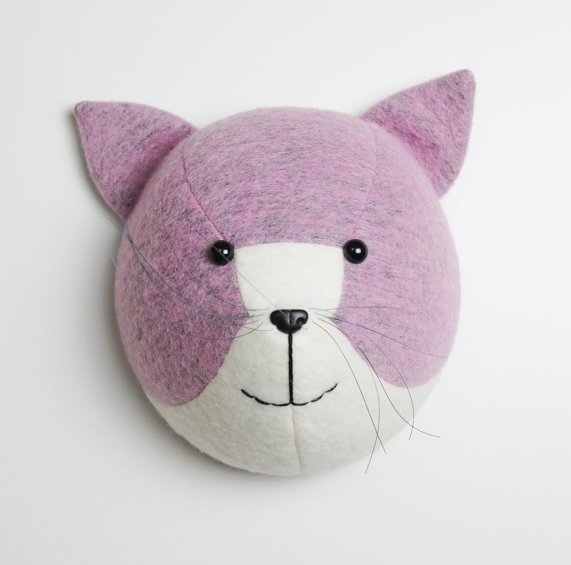 Cat Stuffed Animal Head Wall Decor Cat Lover Gift Cat Etsy