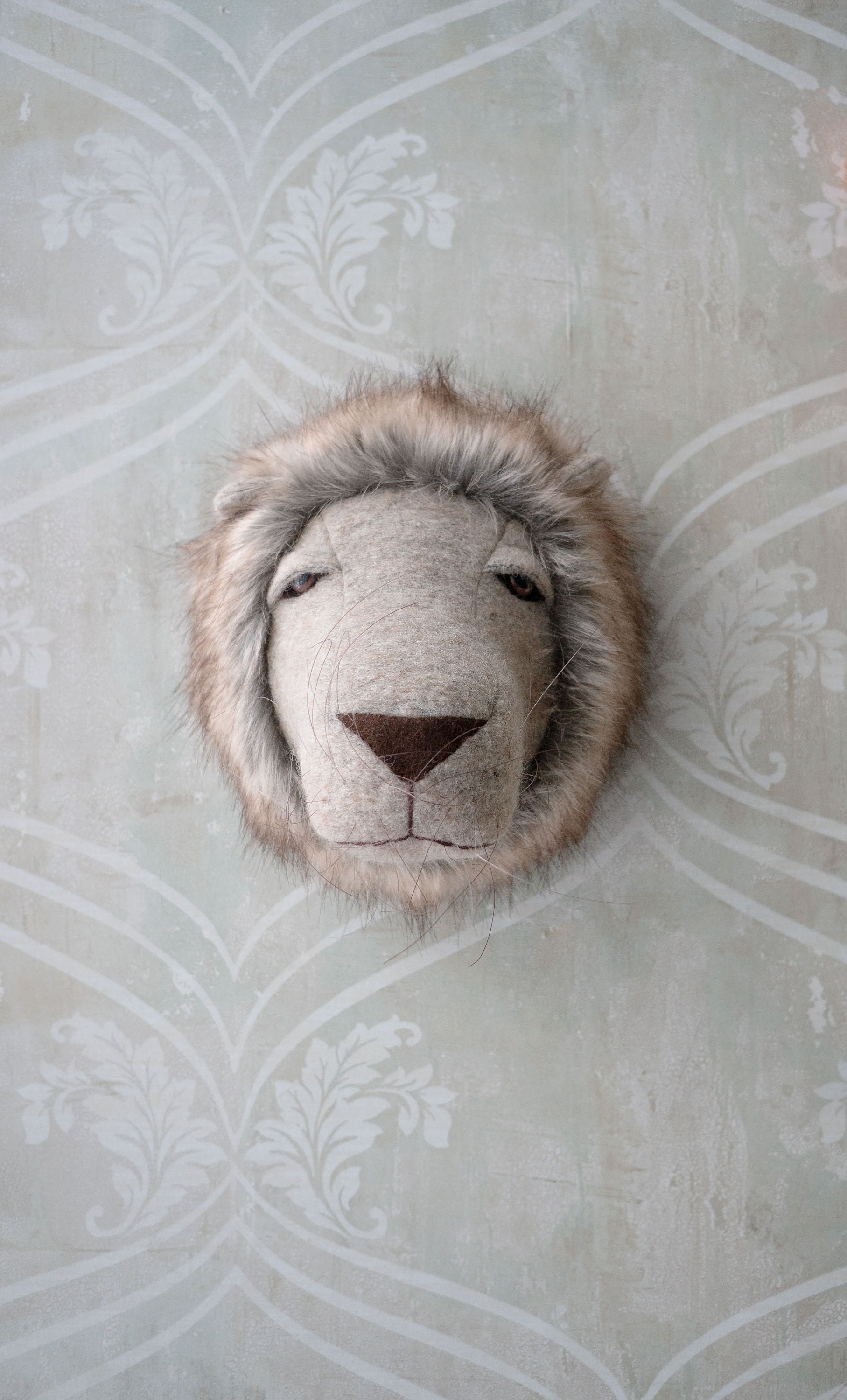 Faux Animal Head Wall Decor for Lion Nursery Etsy