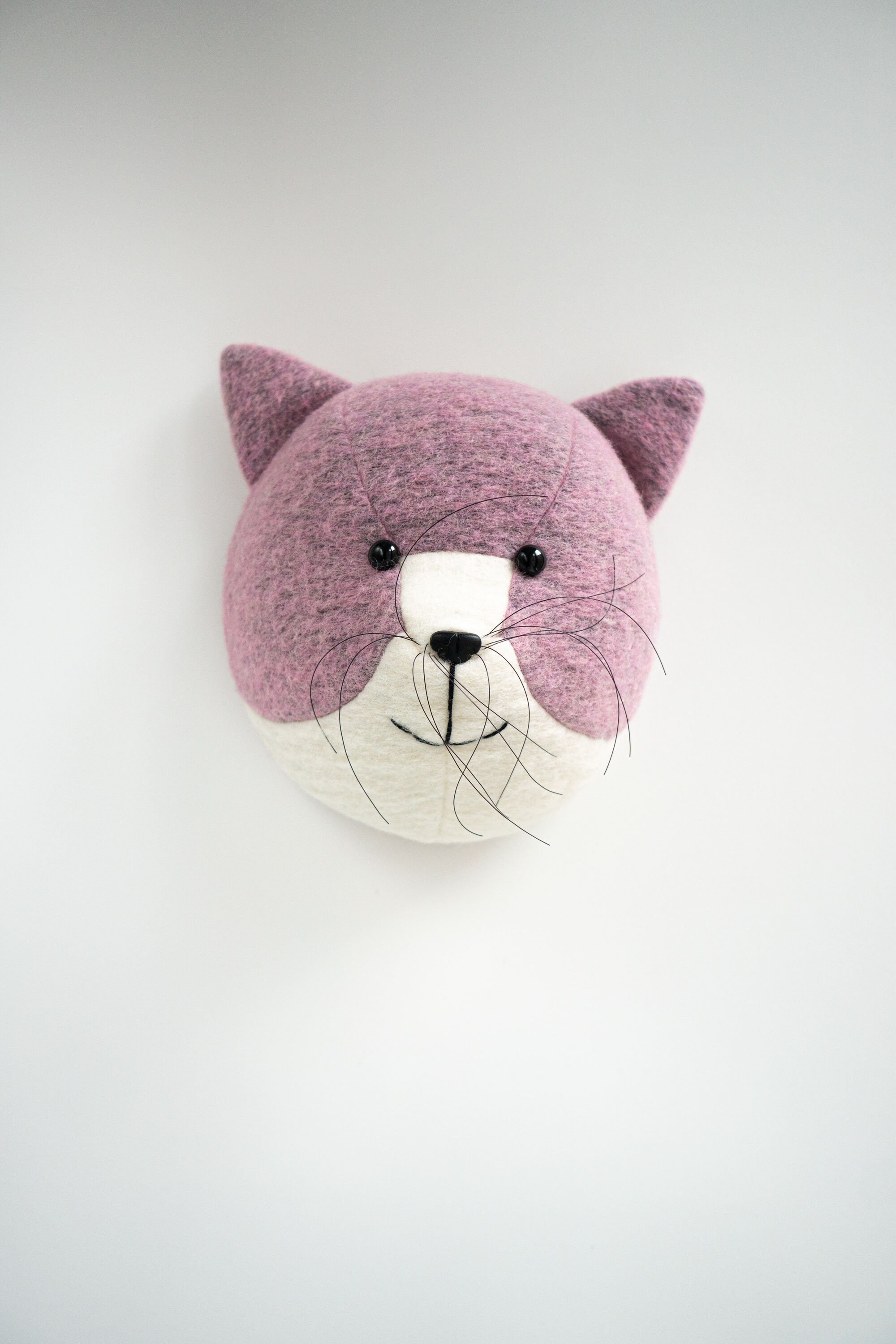 Cat Stuffed Animal Head Wall Decor Cat Lover Gift Cat Etsy
