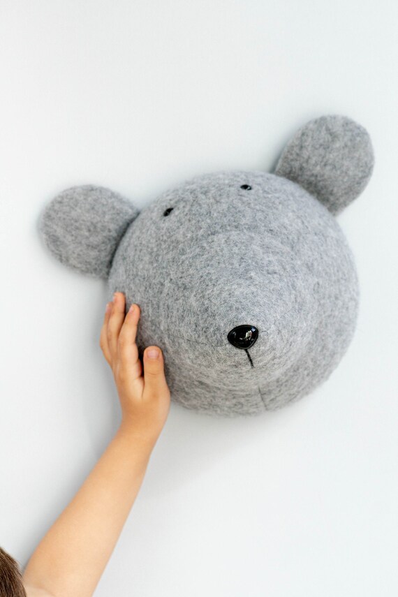 soft animal heads wall