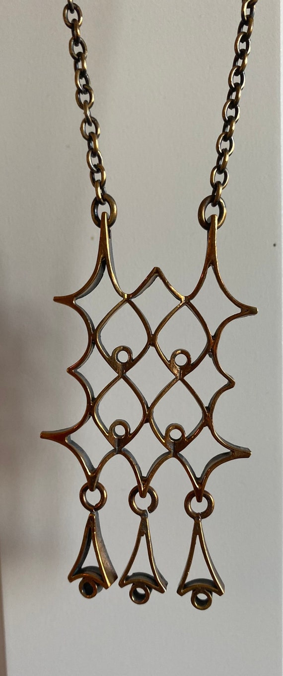 Bronze necklace from Finland Gem