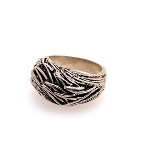 Estate Vintage Silver 925 Cocktail Ring 13 Grams, Size 7 Vintage