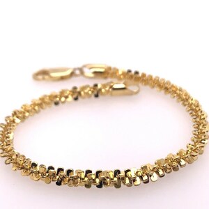 Rare Estate 925 Silver 8+gram Made In CANADA Bracelet Vintage Bright Antique