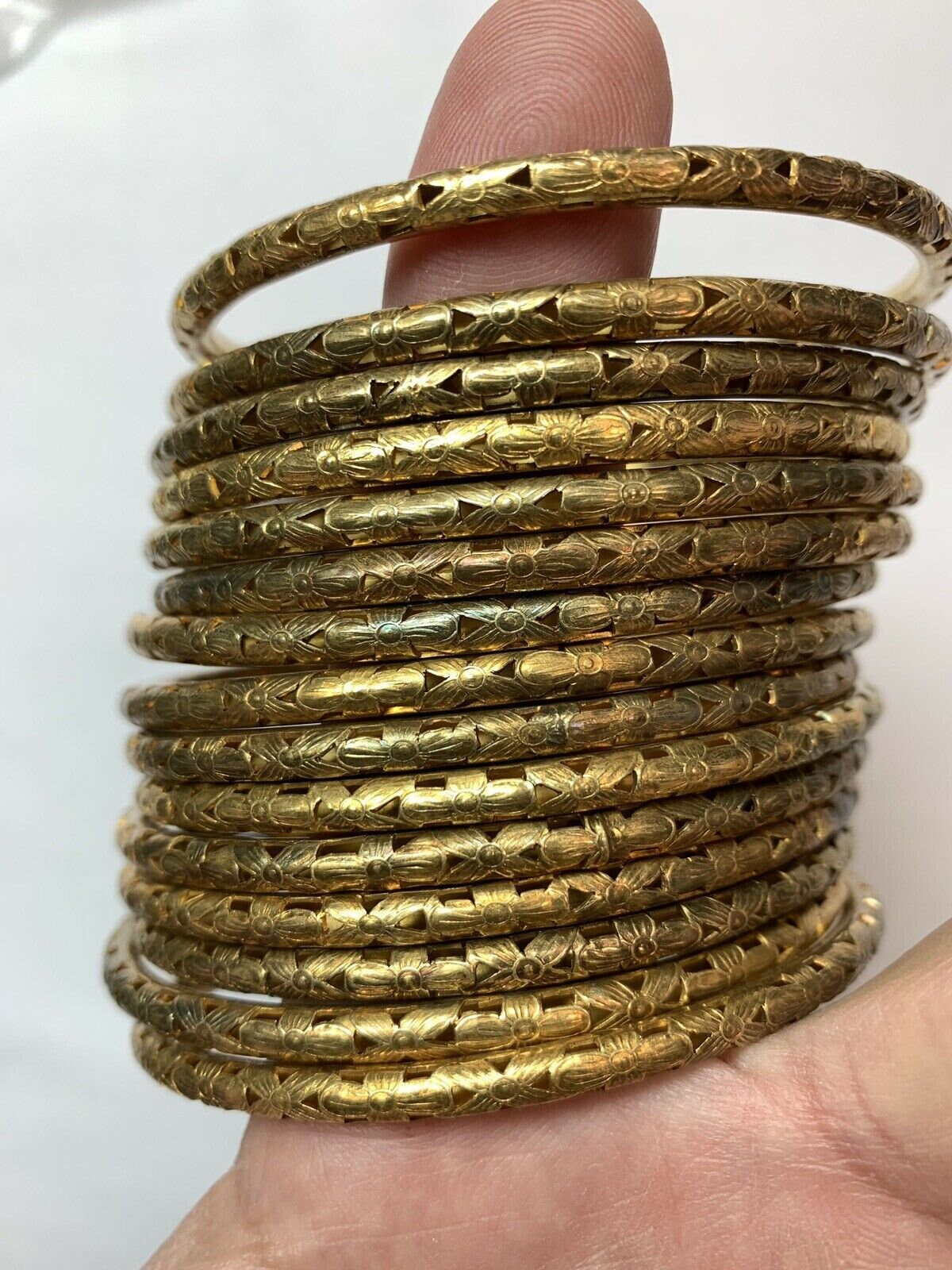 アンティーク中国シルバーヴィンテージバングルブレスレット925ギフト