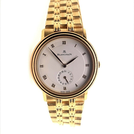 Blancpain clearance gold watch