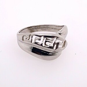Estate Vintage Silver 925 Cocktail Ring 2.94g, Size 7.5