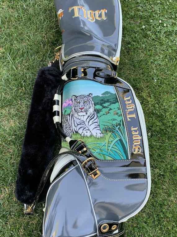 Mint GREY Hand Embroided Hand Crafted Made in Japan Super Tiger