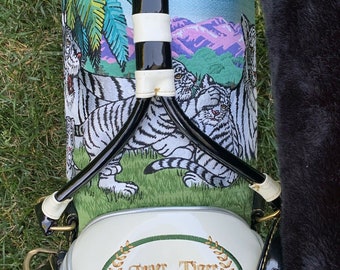 Mint GREY Hand Embroided Hand Crafted Made in Japan Super Tiger
