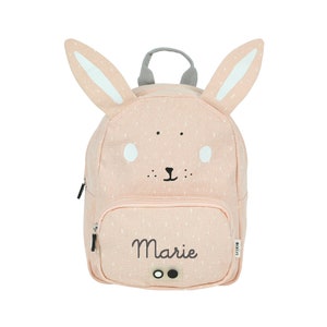 Backpack with name Trixie Rabbit for Kindergarten Kita Gym Bag Change of clothes Change of clothes personalized Kindergarten backpack