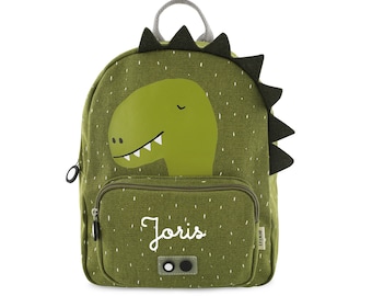 Rucksack mit Namen Trixie Dino für Kindergarten Kita Turnbeutel Wechselwäsche Wechselkleidung personalisiert Kindergartenrucksack