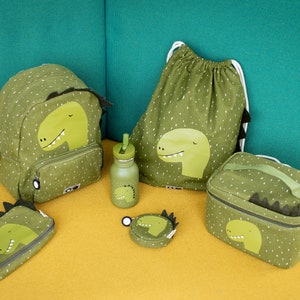 Gym bag with the name Trixie Dino for kindergarten, daycare, gym bag, change of clothes, personalized sports bag image 3