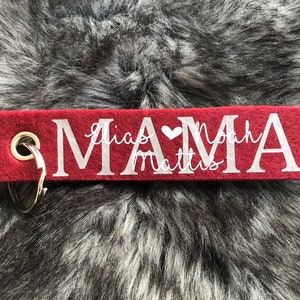 Personalized Felt Keychain / Keychain with Name / Mom / Dad / Mom / Dad / Grandma / Grandma / Grandpa