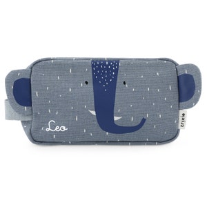 Toiletry bag with the name Trixie Elephant for children, toiletry bag, wash bag, bag for utensils, holiday travel bag for children