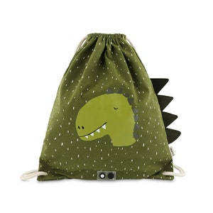Gym bag with the name Trixie Dino for kindergarten, daycare, gym bag, change of clothes, personalized sports bag ohne Namen