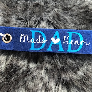 Personalized Felt Keychain / Keychain with Name / Mom / Dad / Mom / Dad / Grandma / Grandma / Grandpa