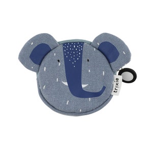 Geldbörse mit Namen Trixie Elefant für Schule Kindergarten personalisiert Etui
