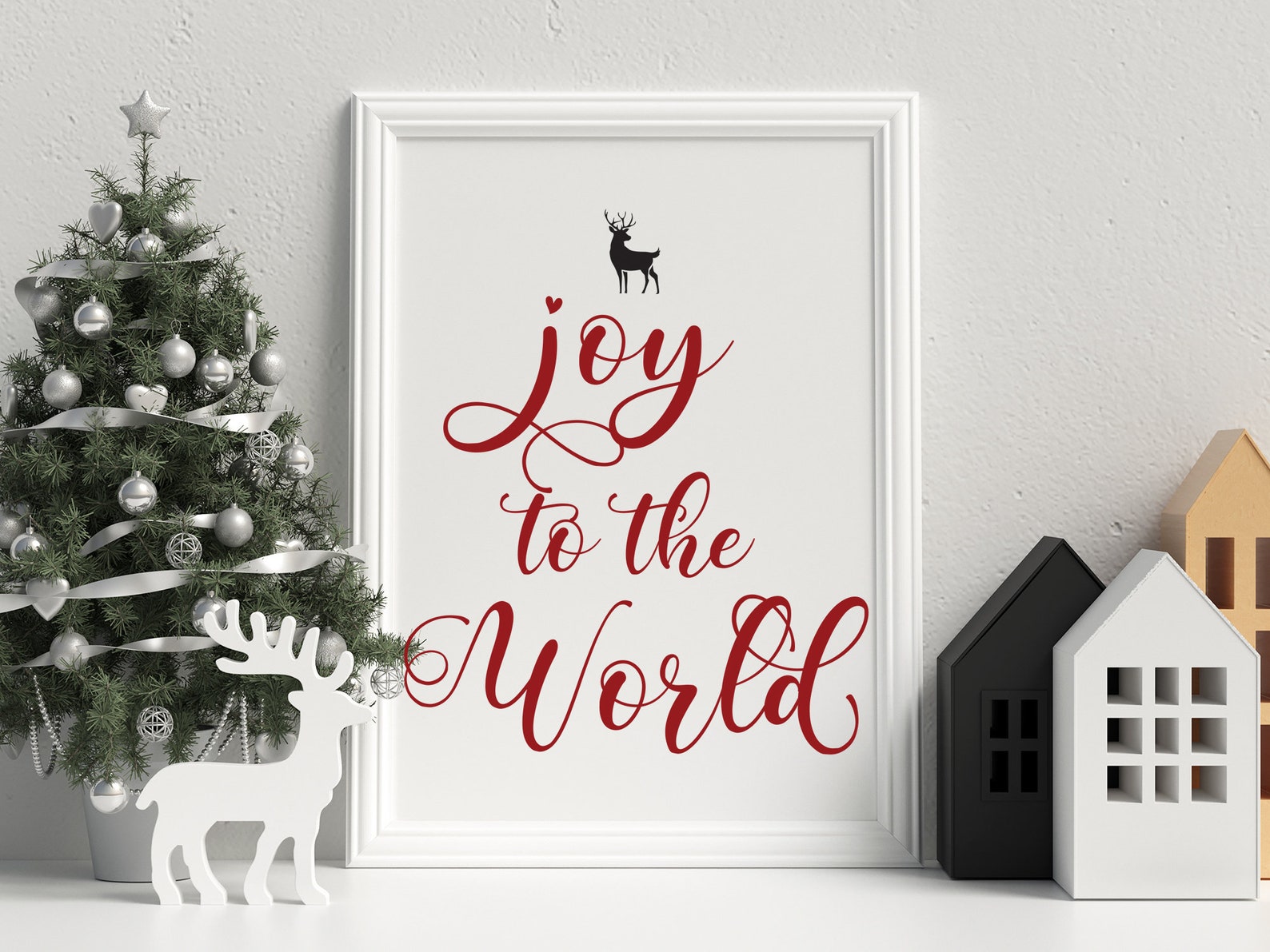 Christmas Printable Wall Art Joy to the World Printable - Etsy