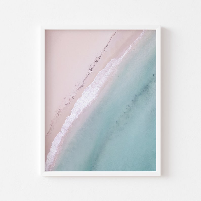 Set of 3 Printable Beach Ocean Themed Wall Art, Beach Wall Decor for ...