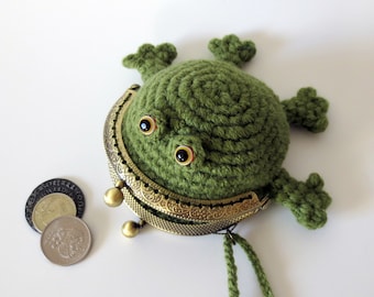 crochet frog purse pattern