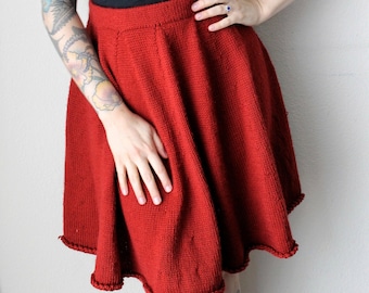 Passiflora Skirt PDF PATTERN - beautiful pleated skirt knitting pattern