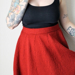 Passiflora Skirt PDF PATTERN beautiful pleated skirt knitting pattern image 2