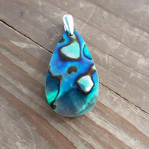 Abalone Mother-of-Pearl & Silver Pendant
