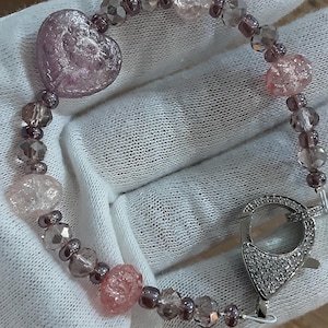 Czech glass bead bracelet