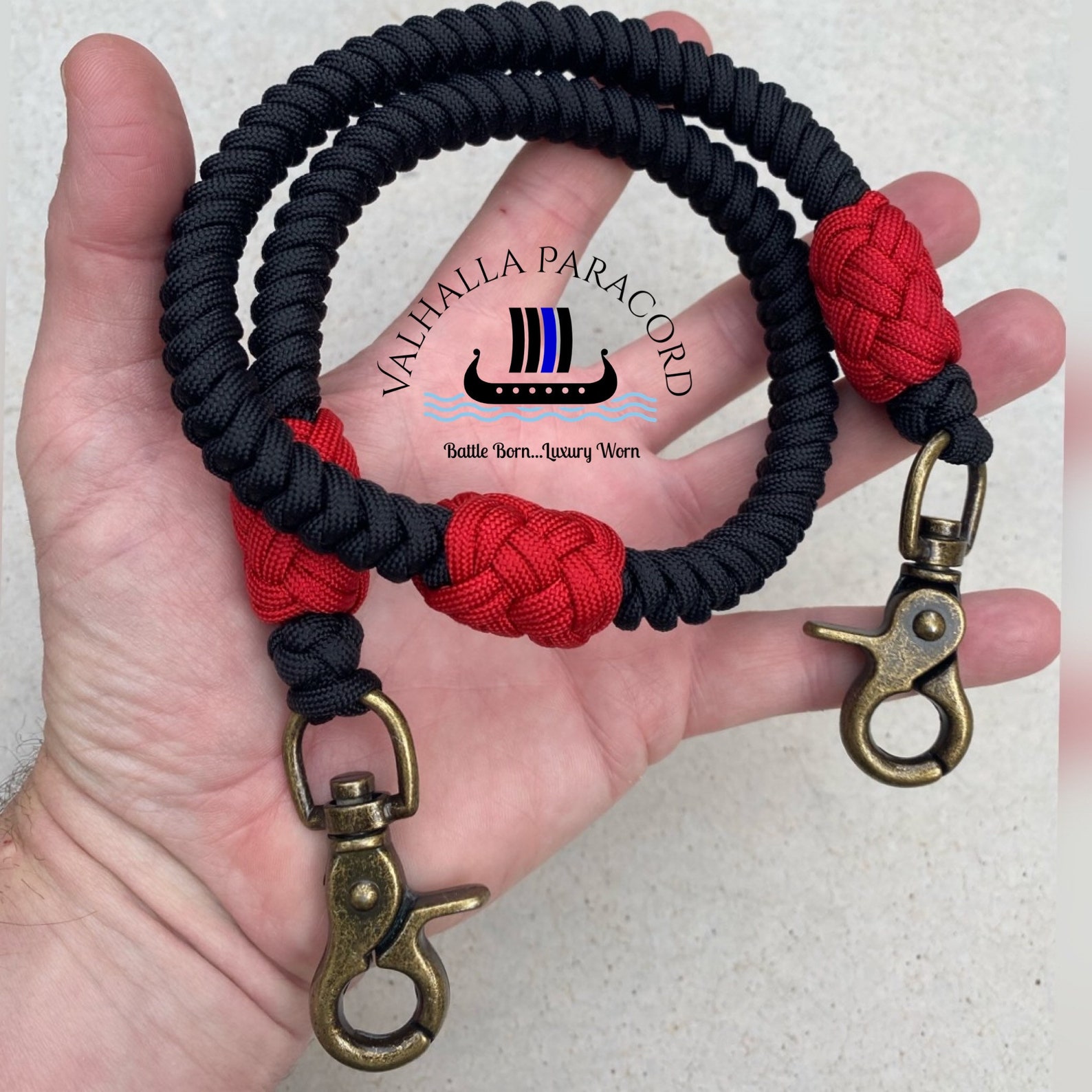Paracord Wallet Chain Turkshead Edition Etsy
