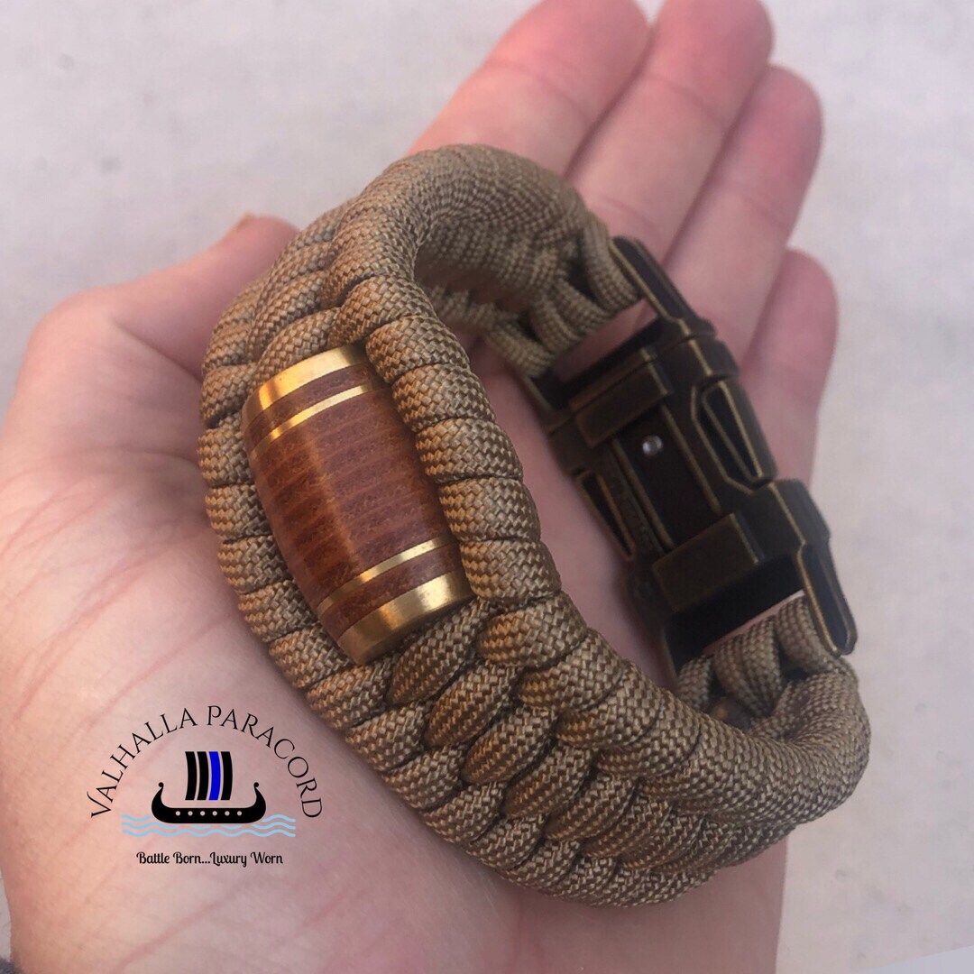Exotics Line Combat Bracelet Leather and Brass Edition Etsy
