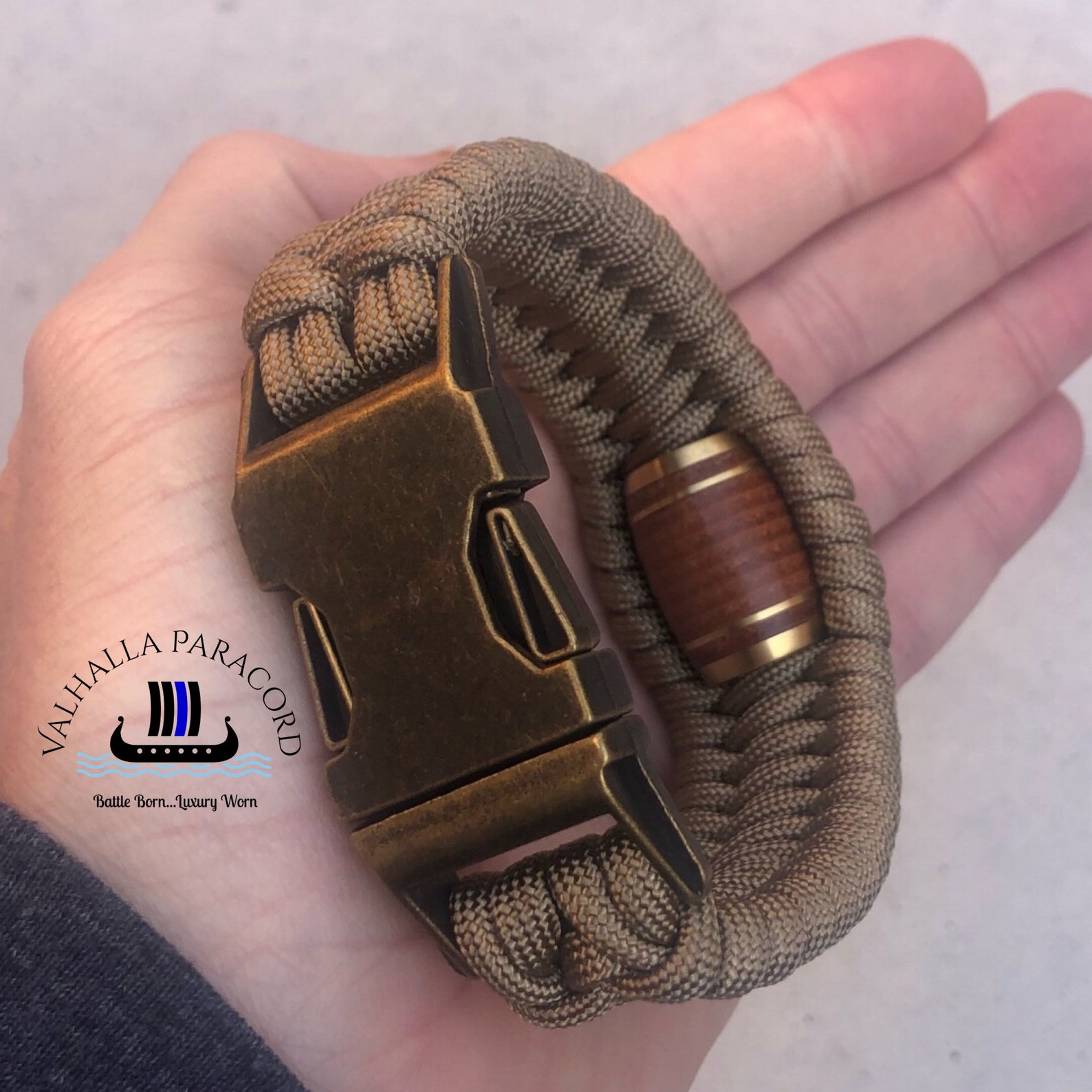 Exotics Line Combat Bracelet Leather and Brass Edition Etsy