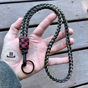 Valhalla Paracord Stitched Neck Lanyard