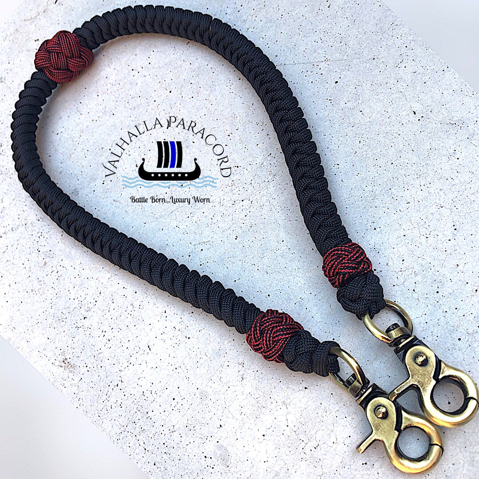 Paracord Wallet Chain Turkshead Edition Etsy