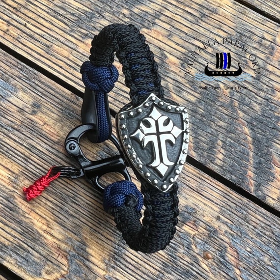 Cross Shield Paracord Bracelet - Y15XB23 - Etsy